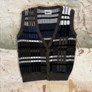 Vintage Le Tiger 3D Knit Vest